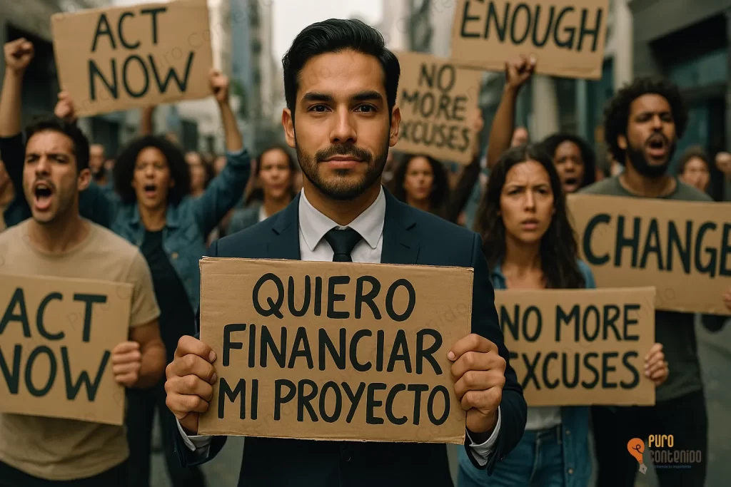 Persona buscando financiación para su proyecto