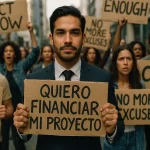 Persona buscando financiación para su proyecto